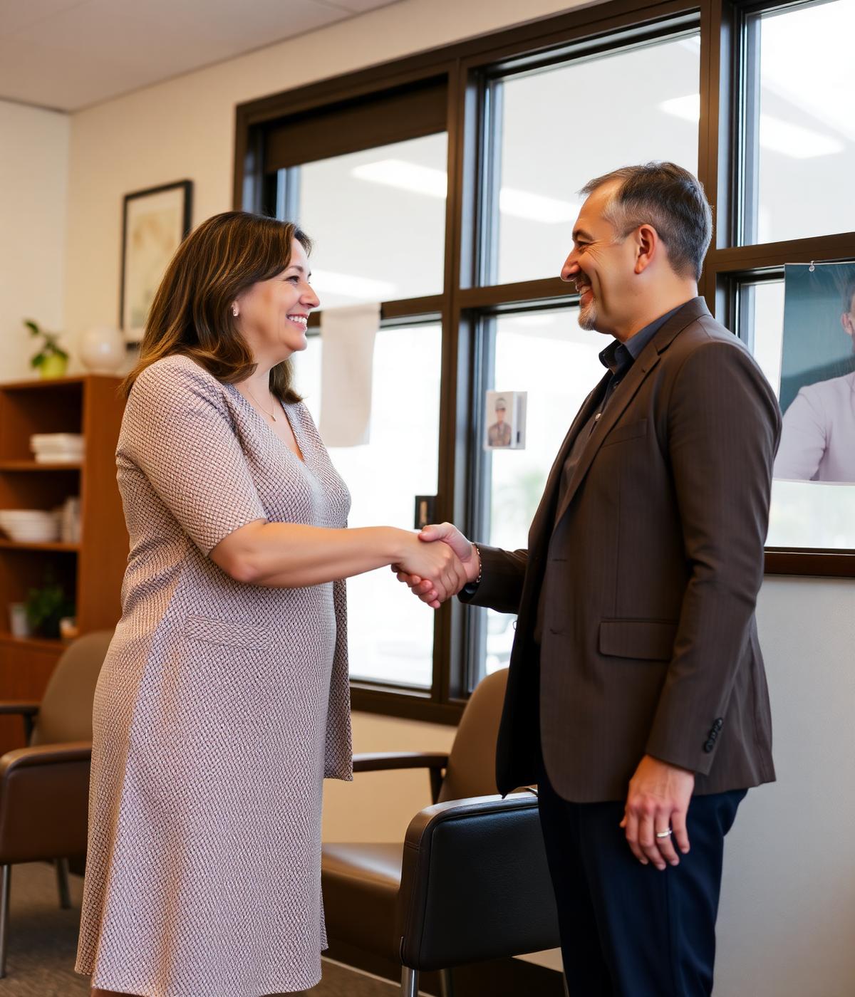 Founder mentoring a service user
